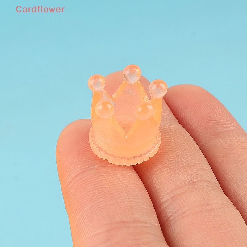 &lt; Cardflower &gt; Vương Miện Nhỏ Phát Sáng Trang Trí Phong Cảnh Sáng Tạo DIY Mới