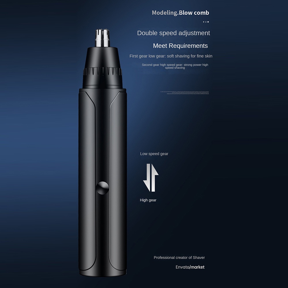 Máy Tỉa Lông Mũi Mini 2 Trong 1 Sạc Usb Đa Năng Cho Nam