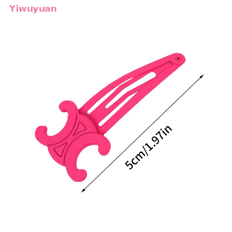 Kẹp Tóc Kim Loại 8cm Màu Vàng Thời Trang Hàn Quốc Mới Cho Nữ