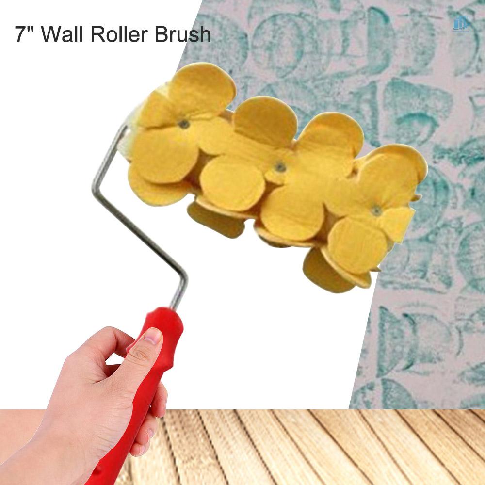 Bàn Chải Lăn Sơn Tường Họa Tiết Dập Nổi 7 Inch DIY