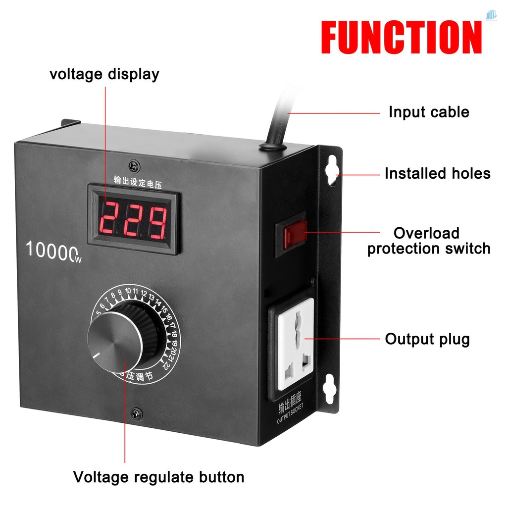 Bộ Điều Chỉnh Điện Áp Thông Minhwatchinone 10000W