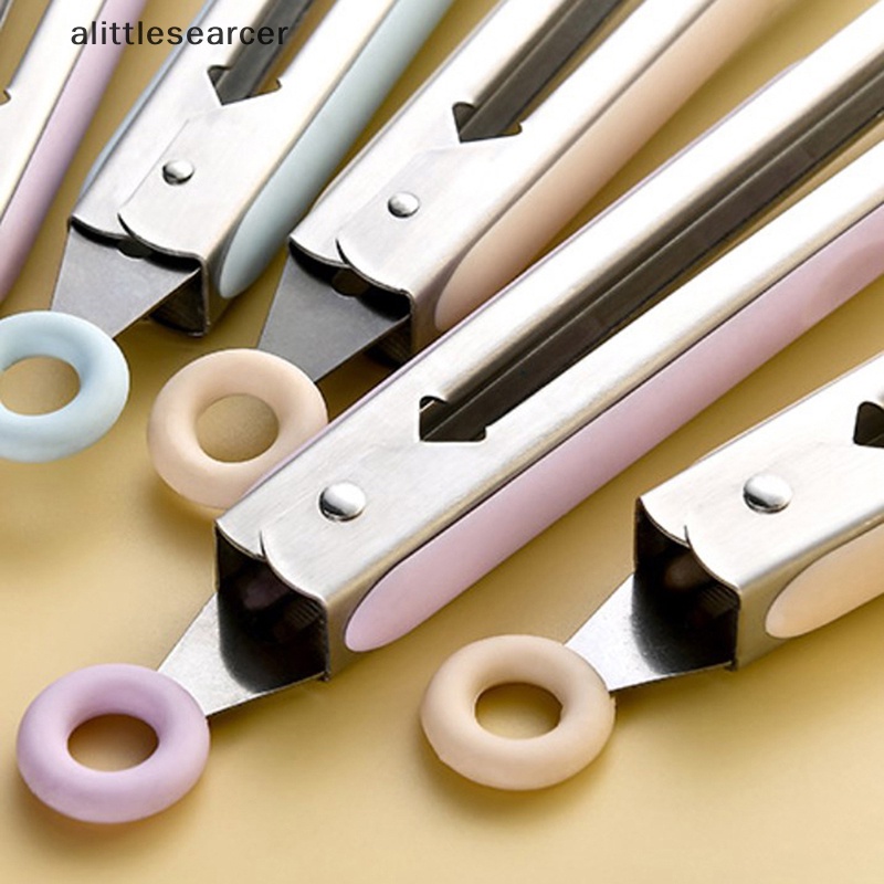 Kẹp Gắp Thức Ăn Bằng Silicone Và Thép Không Gỉ Chịu Nhiệt Độ Cao Chống Bỏng Tiện Dụng