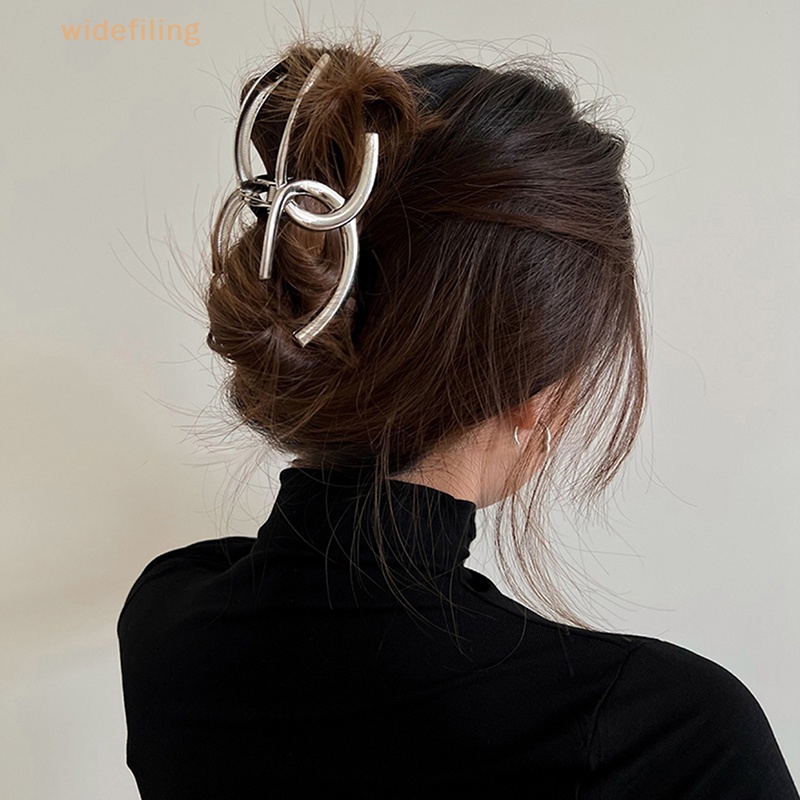 1 Kẹp Tóc Kim Loại Họa Tiết Hình Học Thời Trang