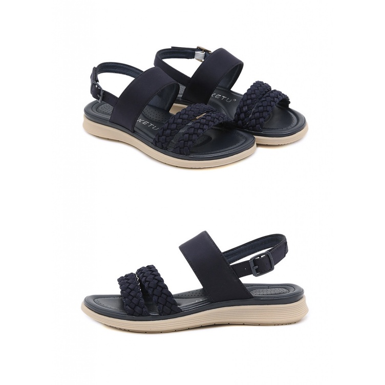 Sandal Đế Bằng Thiết Kế Mới Thoải Mái Năng Động Thời Trang Dành Cho Nữ