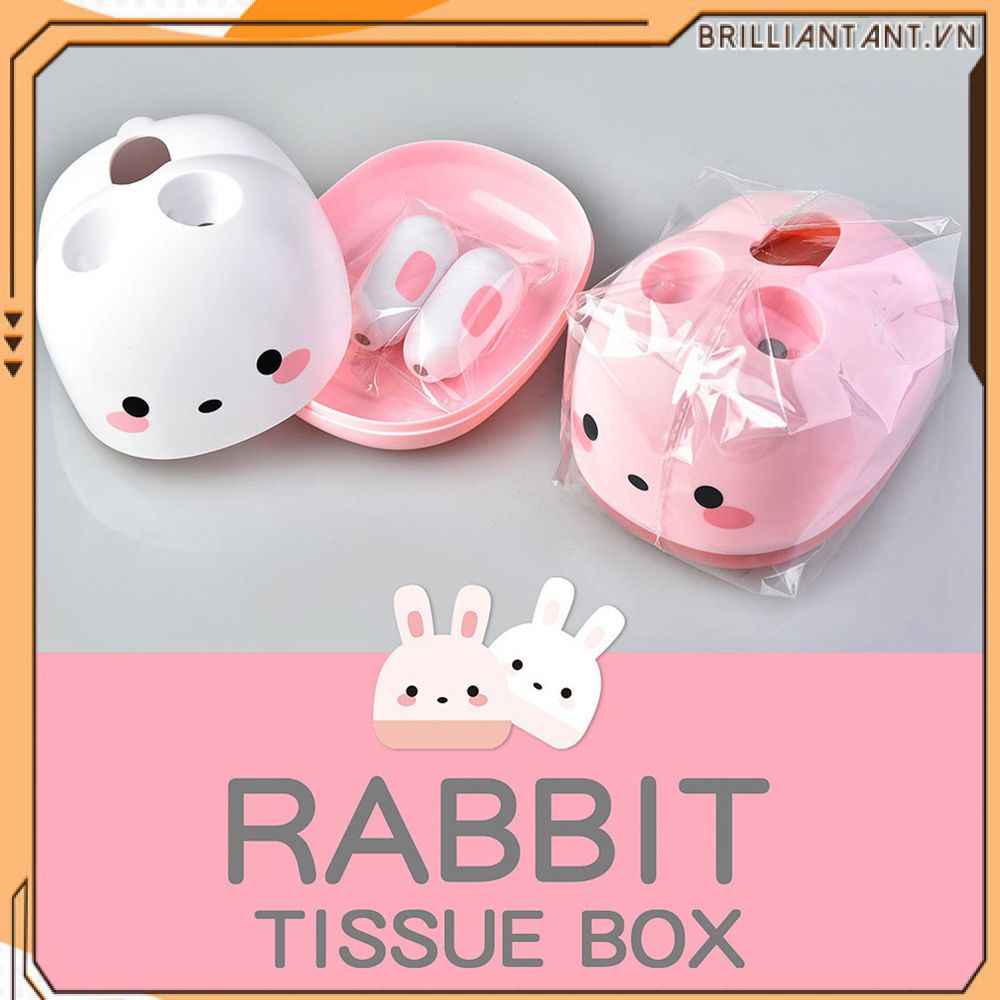 Hộp Giấy Cuộn Hình Thỏ Hoạt Hình Dễ Thương Hình Cung Hoàng Đạo Trung Quốc Năm Con Thỏ Hộp Đựng Giấy Để Bàn Phòng Ăn Bri