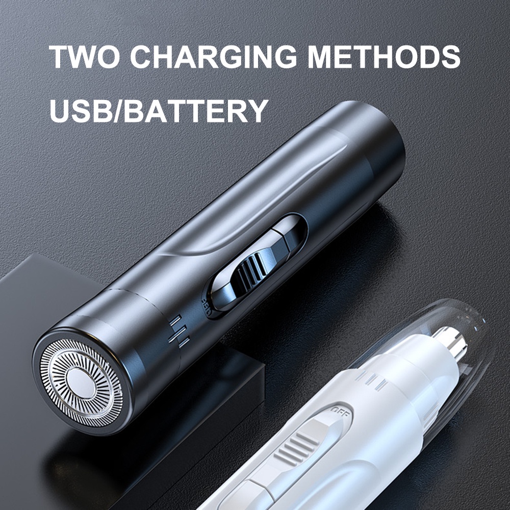 Máy Tỉa Lông Mũi Mini Sạc Usb Tiện Dụng Cho Nam Nữ