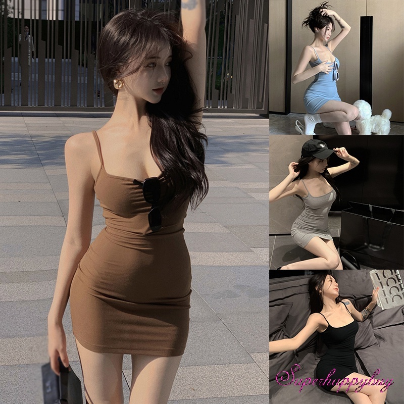 Đầm Thiết Kế Lưng Thấp Thời Trang Mùa Xuân Cho Phái Nữ