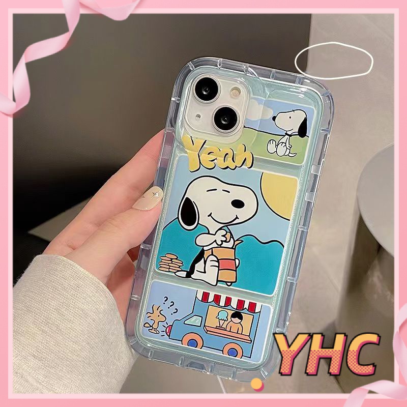 Ốp Lưng iPhone Snoopy minh họa túi khí, vỏ điện thoại, vỏ mềm chống chấn động Cho Iphone 6 / 6S / 6splus / se / 7 / 7plus / 8 / 8plus / X / xs / xsmax / 11 / 12 / 13 / 14 / Plus / pro / pro max-726