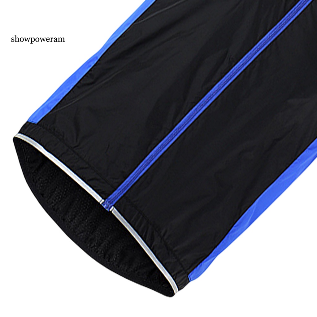 Áo Sát Nách Có Khóa Kéo Màu Sắc Tương Phản Thời Trang Chạy Bộ