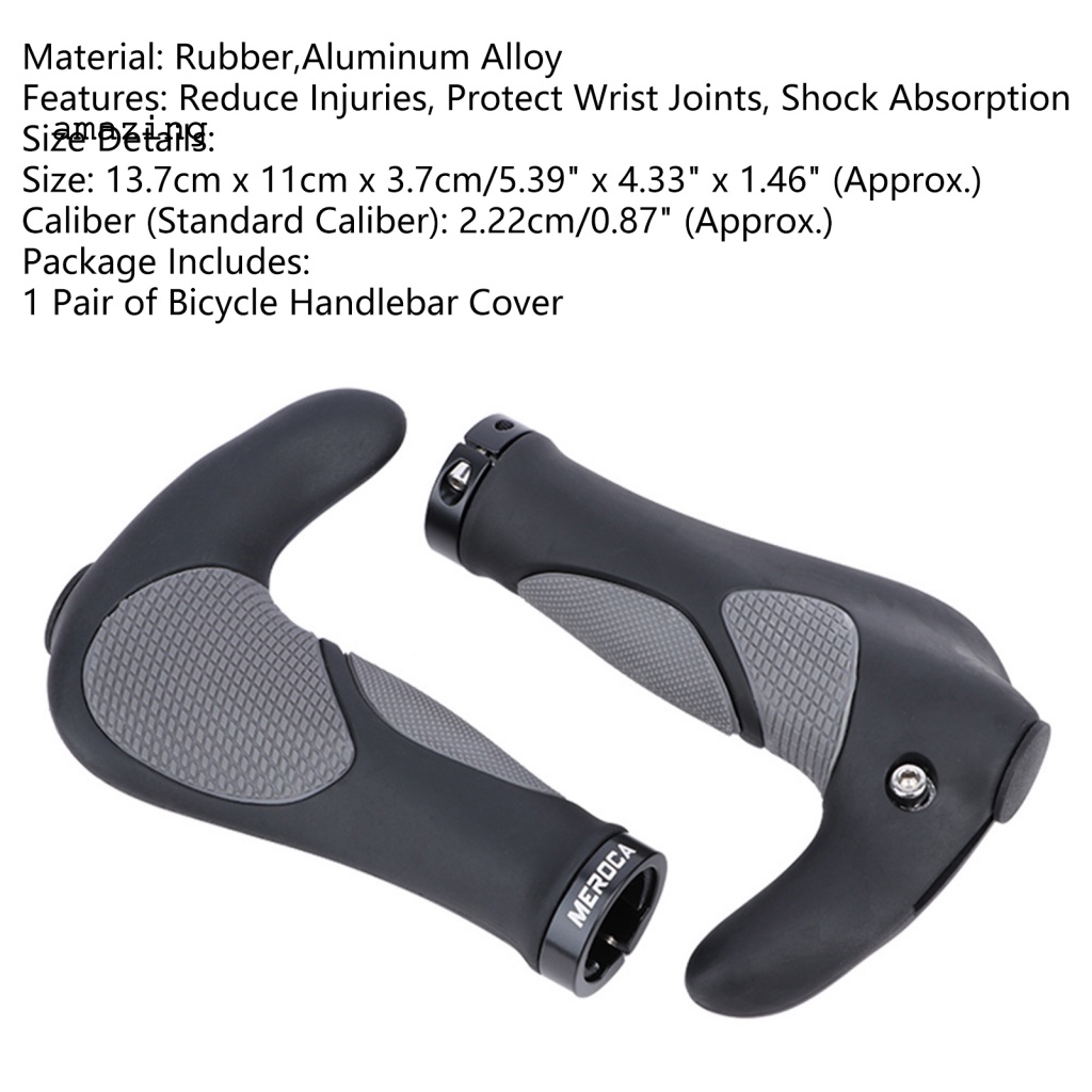 1 Cặp Vỏ Bọc Tay Lái Xe Đạp Leo Núi Bằng Cao Su