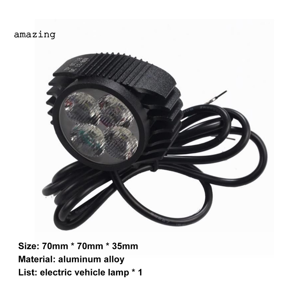 Đèn Pha Xe Đạp E-bike Không Thấm Nước Có Âm Thanh Lớn