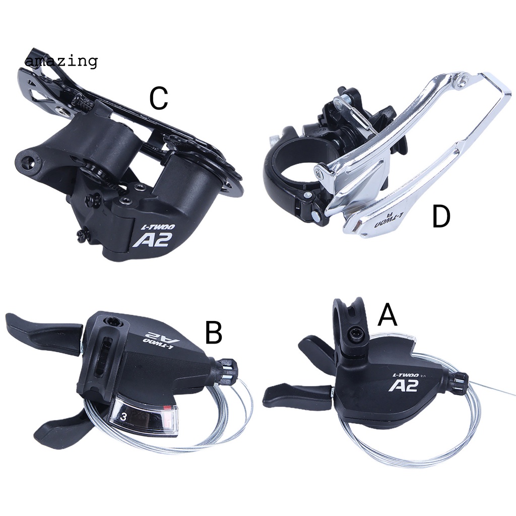 Tay Lái Xe Đạp 3x7 31.8-34.9mm Có Dây Cáp Chống Mài Mòn