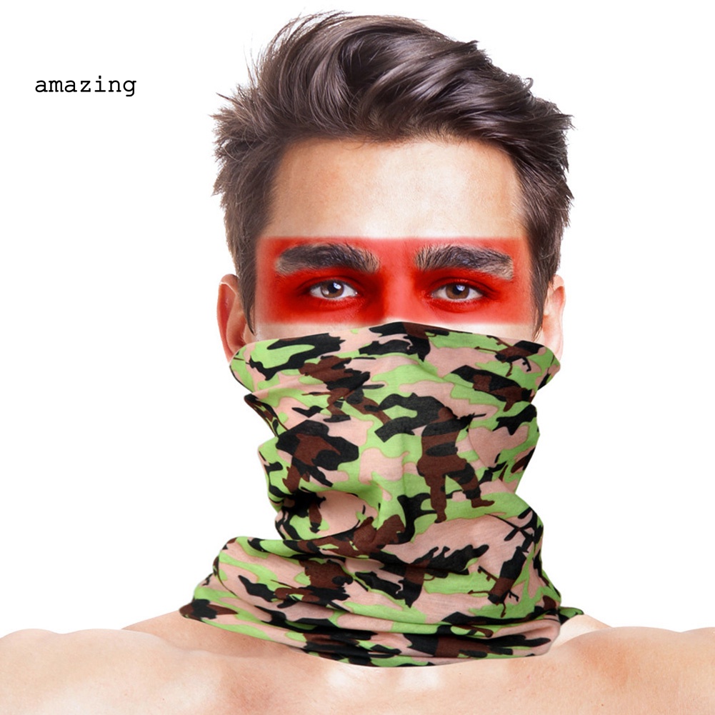 Set 5 Khẩu Trang Thể Thao Rằn Ri Che Phủ Toàn Diện Chống Tia UV Chống Bụi