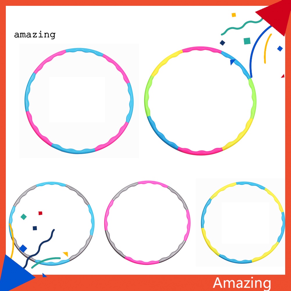 Vòng Tập Thể Hình 8 Đoạn Bằng Nhựa Có Thể Tháo Rời Hỗ Trợ Giảm Cân