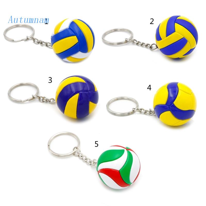 Móc Khóa In Hình Quả Bóng Chuyền Phong Cách Thể Thao