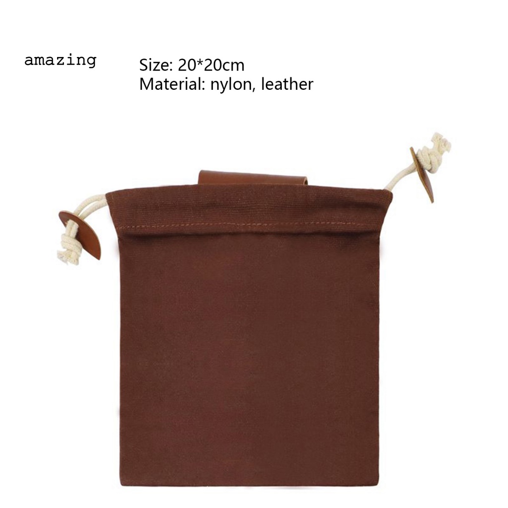 Túi Nilon Dây Rút Đựng Trái Cây Có Nút Bấm Thiết Kế Di Động Cho Hoạt Động Ngoài Trời