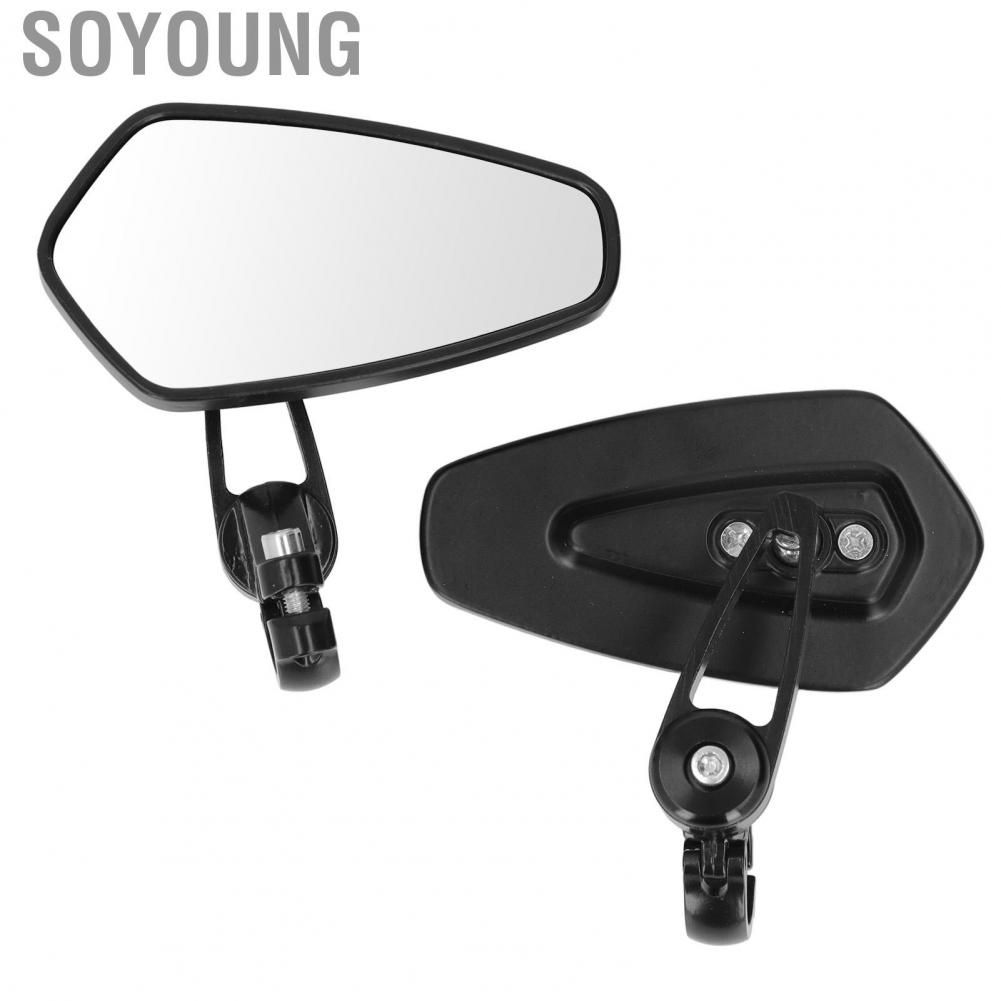 Soyoung Motorcycle Handlebar Mirrors  Long Durability Adjustable Viewing Angle Rear View Mirrors  for S1000XR S1000RR 2015-2019