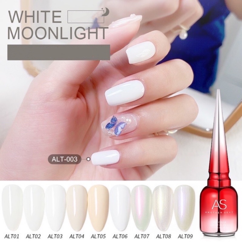 Sơn gel as trắng nước gạo hot mới Có sẵn