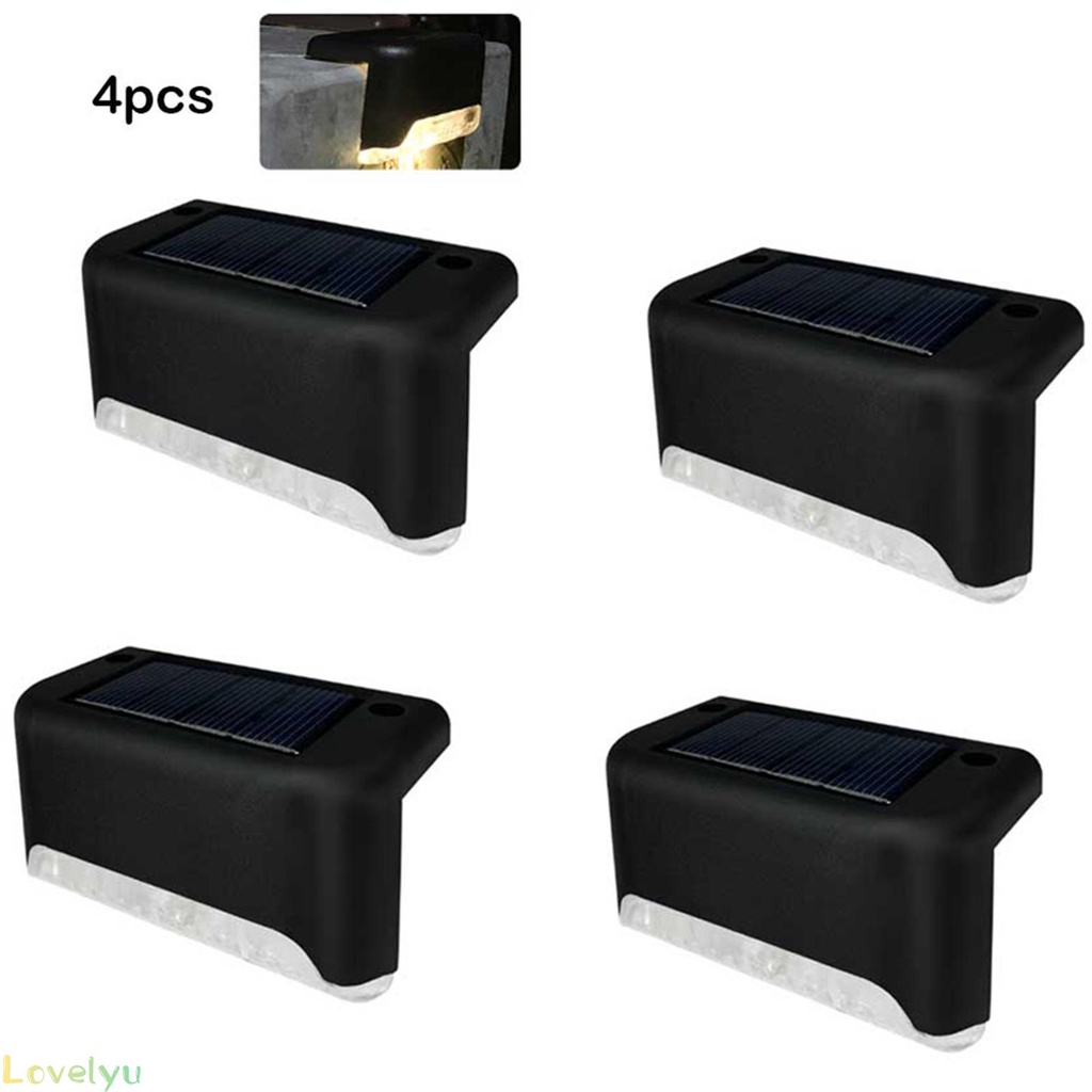 ⭐2023 ⭐4XMULTIPLE Solar Deck Lights Outdoor Waterproof LED Steps Lamps for Stairs Fence