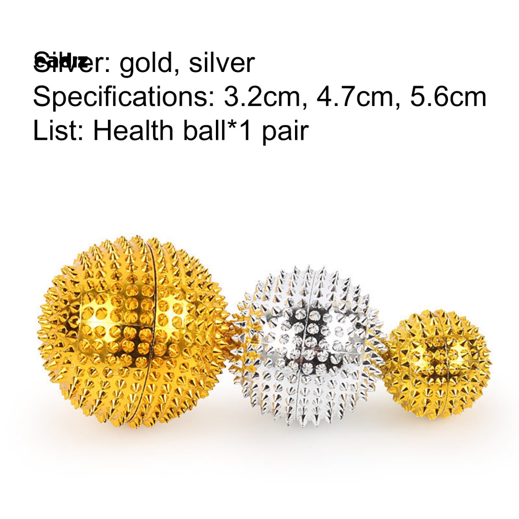 1 Cặp Bóng Châm Cứu Mini Cầm Tay Từ Tính Chăm Sóc Sức Khỏe Cho Unisex