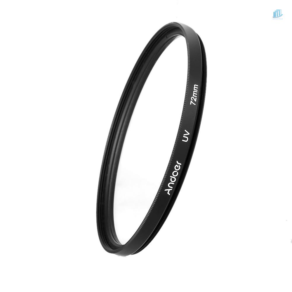 Ống Kính Phân Cực ND8 Trung Tính Andoer 72mm UV + CPL + ND8 Cho Máy Ảnh Pentax DSLR