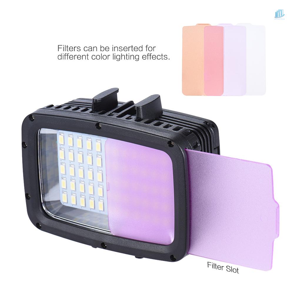 ANDOER Bộ 60 Đèn LED 1800LM 3 Chế Độ 40m 5500K Siêu Sáng Chống Thấm Nước Chuyên Dụng Cho 10 Xiaomi Yi SJCAM Action Cam &amp; for