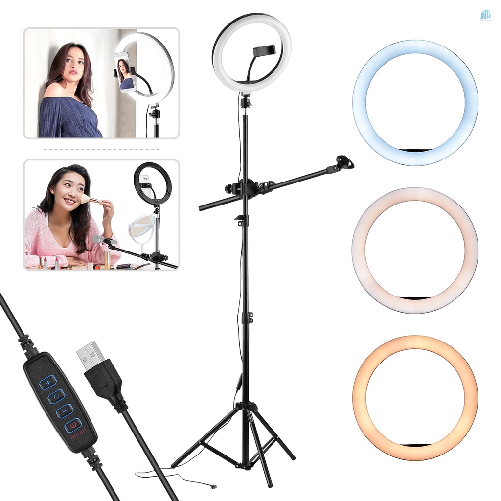 Bộ Dụng Cụ Vòng Đèn LED 26cm / 10inch 166Cm Chuyên Dụng Chất Lượng Cao