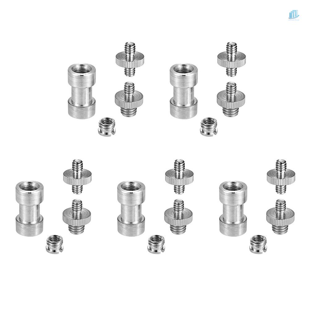 Bộ Ốc Vít Chuyển Đổi 1 / 4 "- 20 Sang 3 / 8" - 16 Dành Cho Giá Đỡ Ba Chân / Đèn Flash / Máy Ảnh