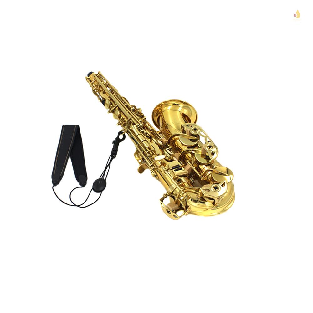 Dây Đeo Cổ Bằng Da Nylon Có Đệm Móc Có Thể Điều Chỉnh Cho Kèn Saxophone Sax