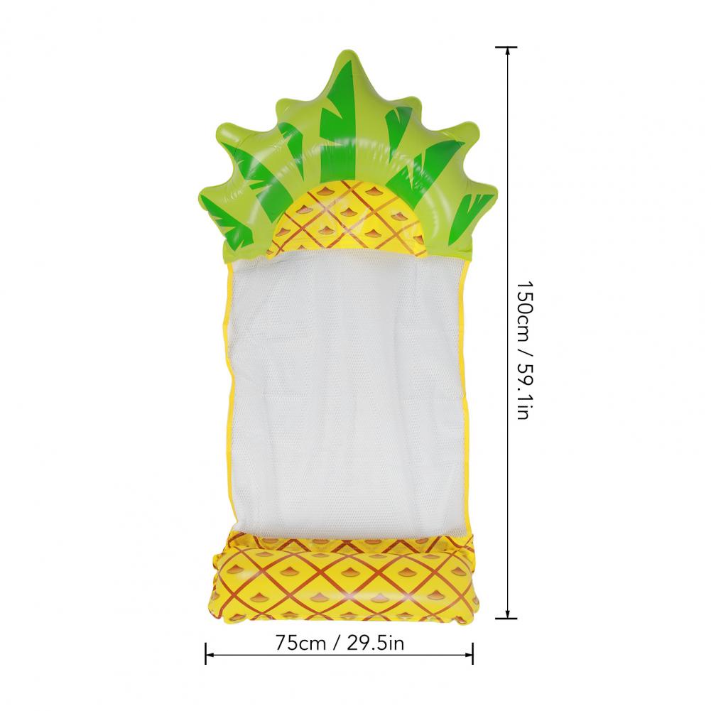 Phao bơi bơm hơi dạng giường nằm, Phao Bơi Khổng Lồ Người Lớn, PVC dày Hoa văn dễ thương Võng nước bơm hơi 150 X 75CM Cxmin09