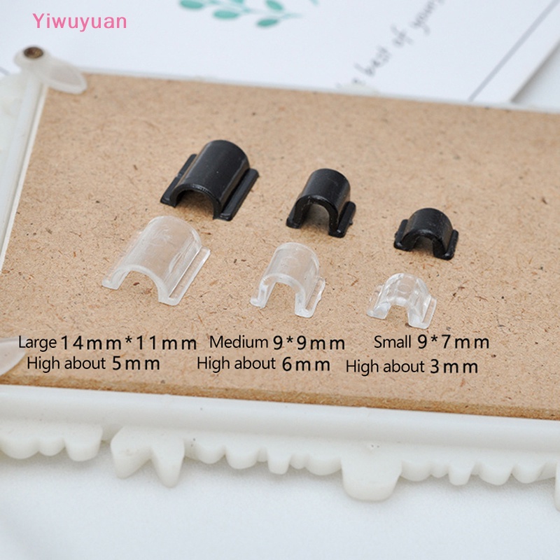 Set 100 Nơ Cao Su Co Giãn 3 Kích Cỡ Làm Phụ Kiện Trang Sức