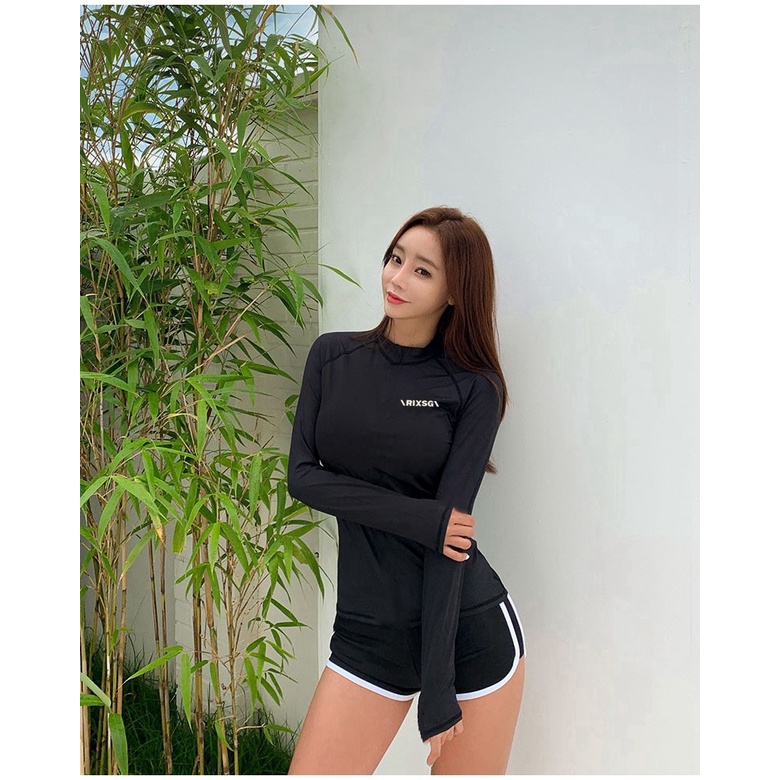 Bộ Đồ Bơi Dài Tay Chống Nắng Chất Vải Khô Thoáng Nhanh Thời Trang Cho Cặp Đôi