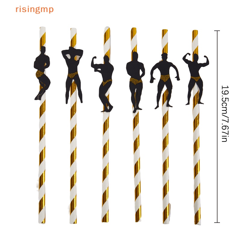 Set 6 Ống Hút Nhảy Múa Trang Trí Tiệc