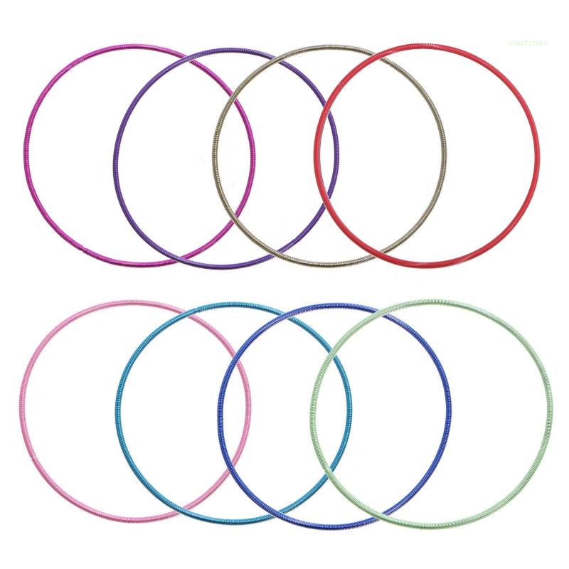 Set 10 Vòng Tay Kim Loại Nhiều Màu Sắc Truyền Cảm Hứng Thời Trang Unisex