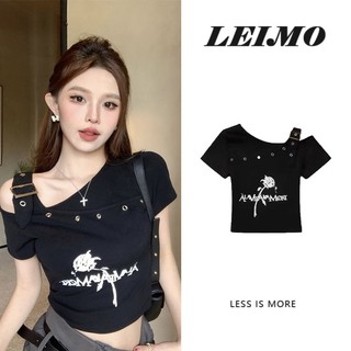 Áo thun nữ ngắn tay lệch vai thời trang
