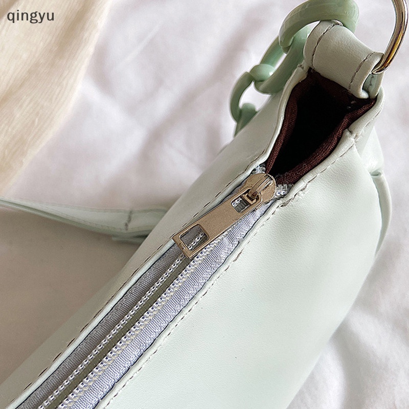 Qingyu Túi Xách Tote Đeo Vai Họa Tiết Cổ Điển Thanh Lịch Thời Trang Cho Nữ