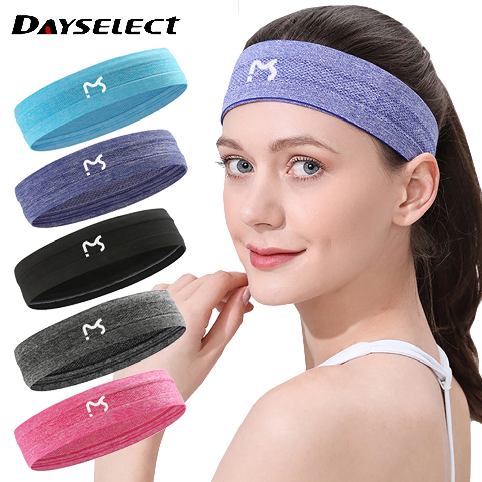 Băng Đô Thể Thao Bằng Silicone Chống Trượt Thấm Hút Mồ Hôi Tiện Dụng