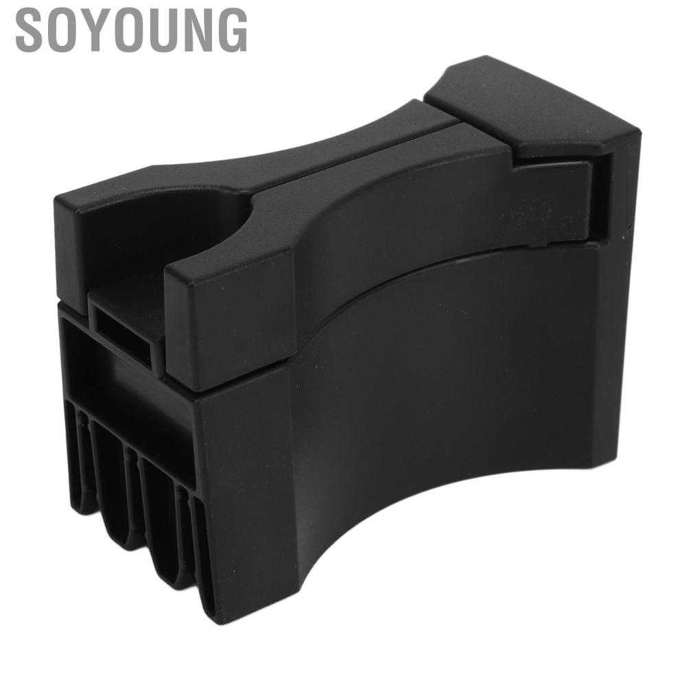 Soyoung Auto Console Cup Holder Insert Divider  Exquisite Workmanship 55633 60040 High Hardness Center for Vehicle