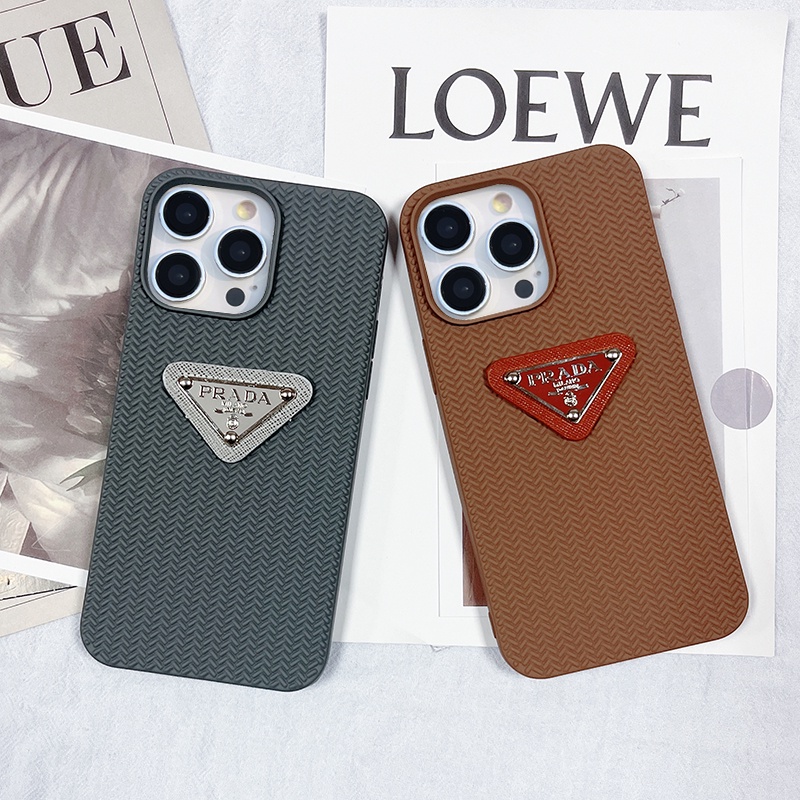 Fashion prada High luxury style iPhone 14 13 ProMax 14plus 14 Xs Max XR Phone Case for Apple 12 ProMax 13 13Pro 11pro 14pro 7 8 Plus 7+ 8+ Candy Weave Soft Cover Phone Case