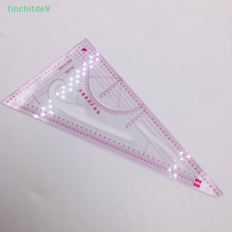 Thước Nhựa Hình Tam Giác Đa Năng Chuyên Dụng Cho Thợ May