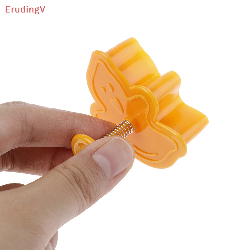 [ErudingV] Khuôn Nhựa Cắt Bánh Quy Chủ Đề Bí Ngô Ma Trang Trí Halloween [Mới]