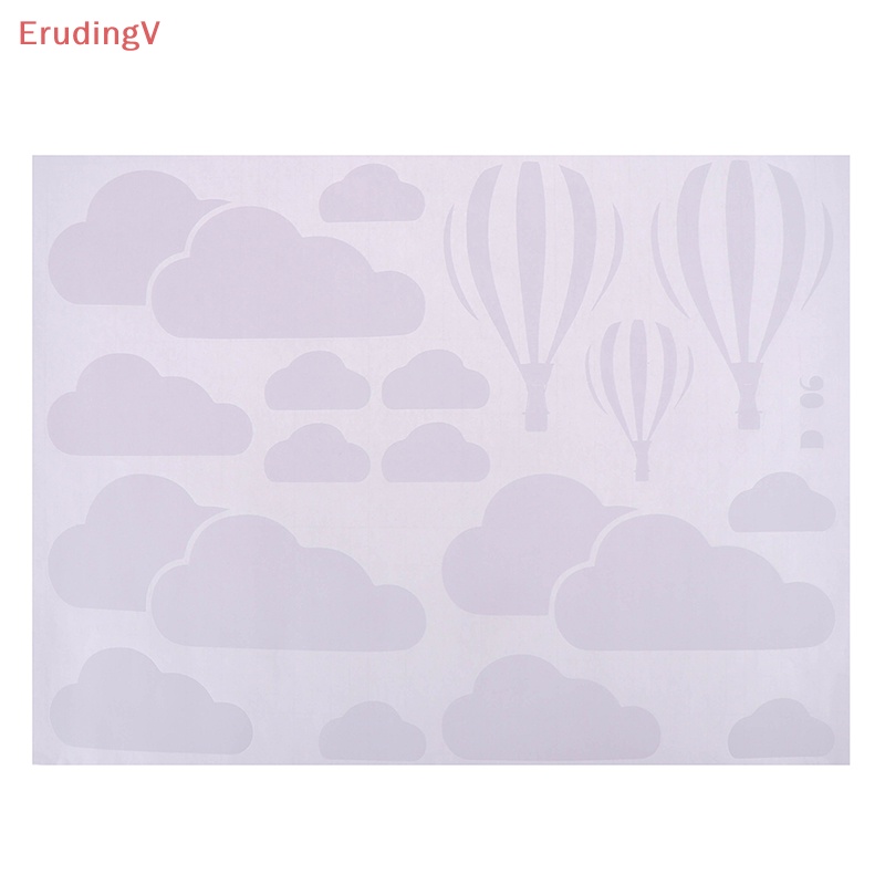 [ErudingV] Đề Can Dán Tường Hình Khinh Khí Cầu Đám Mây Lớn DIY Trang Trí Phòng Trẻ Em [Mới]