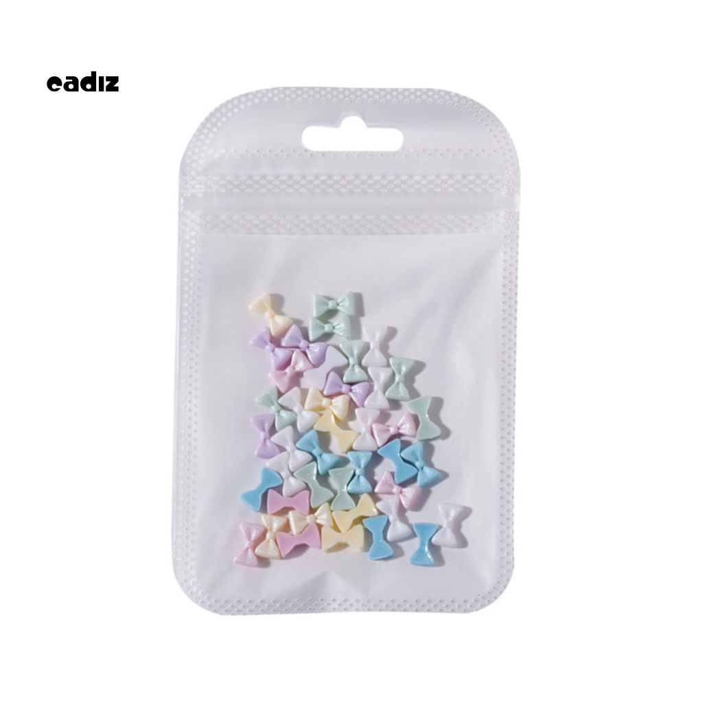 1 Túi Phụ Kiện Trang Trí Móng Tay Hình Nơ Trái Tim Xinh Xắn