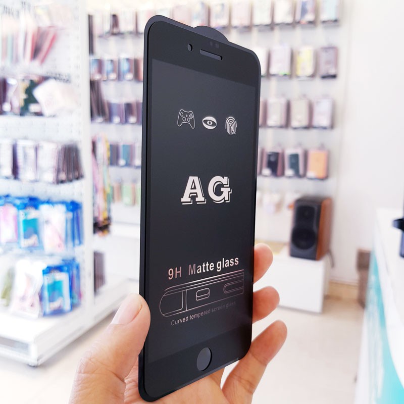 Kính Cường Lực Chống Vân Tay Full Màn cho IPhone 6/6s/6 Plus/7/8/7 Plus/8 Plus/IPhone X/XS Max/11/11 Pro/11 Pro Max