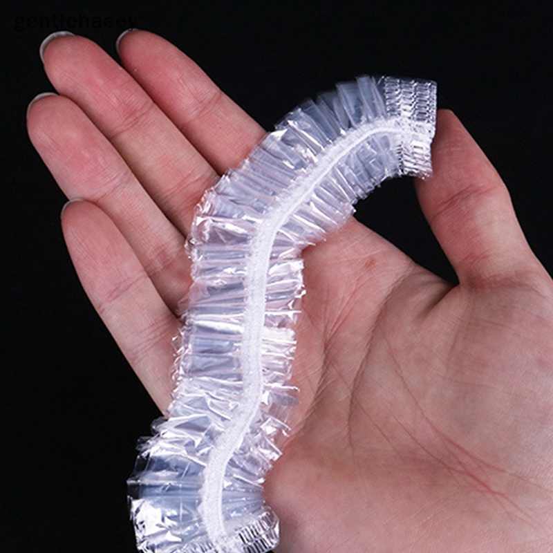 Set 100 Mũ Tắm Một Lần Trong Suốt Co Giãn Dùng Một Lần