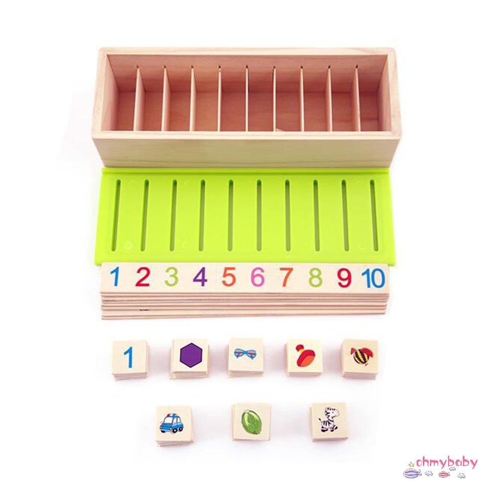 [OMY] Hộp Phân Loại Kiến Thức Montessori Đồ Chơi Gỗ Trẻ Em Học Sớm Giáo Dục Phù Hợp Với Danh Mục [P/1]