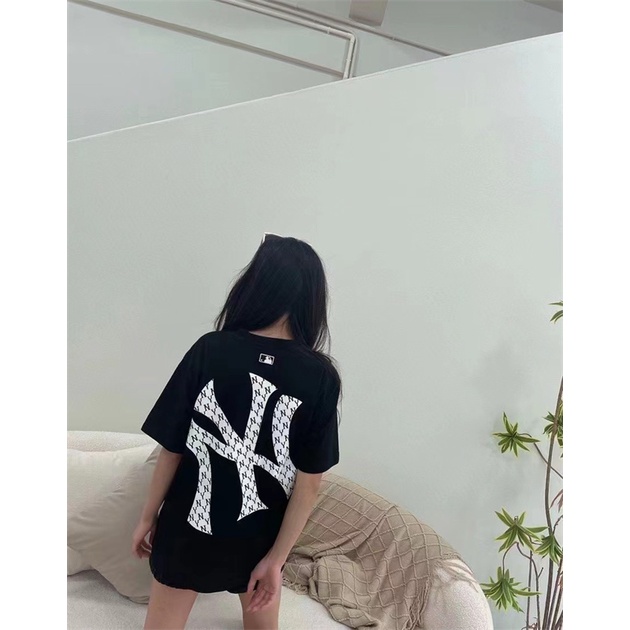 Áo Thun Mùa Hè Tay Ngắn Thêu logo Trước Ngực M8 &amp; I &amp; 8B Phong Cách unisex Lưng