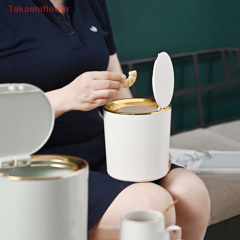 Thùng rác cỡ nhỏ để bàn Bằng Nhựa Tiện Dụng Cho Gia Đình / Văn Phòng