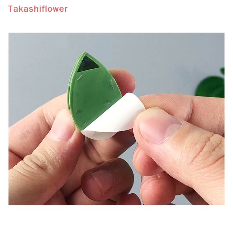 Set 10 Móc Kẹp Tự Dính Hình Chiếc Lá Chuyên Dùng Cố Định Cây Leo