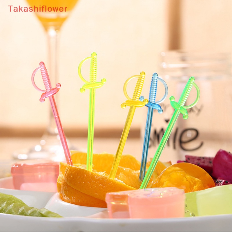 Set 50 Nĩa Ăn Trái Cây Mini Dùng Một Lần Trang Trí Cho Bé